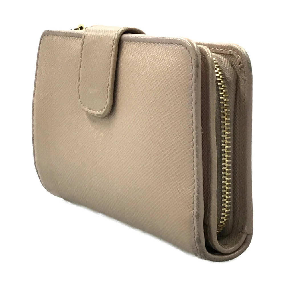 Prada Bi fold Wallet Saffiano Leather